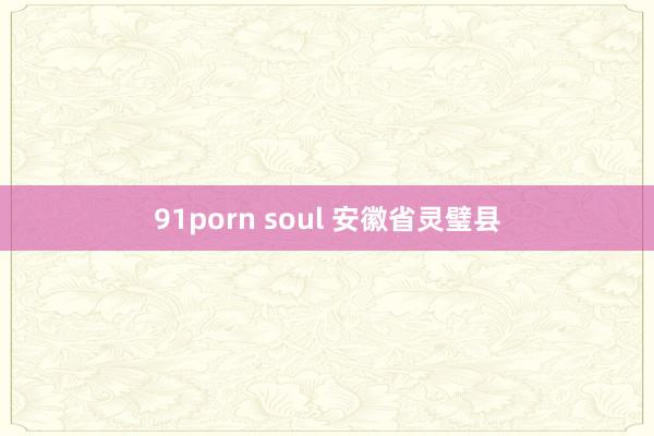 91porn soul 安徽省灵璧县